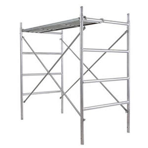 Échafaudage en H 1219 Mason Walkthrough thermolaqué pour la construction, moules en silicone, support de plateforme A/H Frame CN TIA 42mm JET - Product Image 3