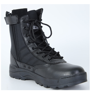 Bottes d'entraînement en cuir de vache microfibre noir légères pour l'extérieur TSB09 - Product Image 4
