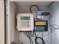 Débitmètre d'eau numérique intelligent 4-20ma Rs485 Modbus, débitmètre ultrasonique pour liquides, à montage mural
