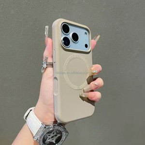 Custodia Magnetica Monocolore alla Moda per <span class=keywords><strong>iPhone</strong></span> 17 16 15 14 <span class=keywords><strong>13</strong></span> <span class=keywords><strong>Pro</strong></span> <span class=keywords><strong>Max</strong></span> in <span class=keywords><strong>Silicone</strong></span> Liquido con Ricarica Wireless e <span class=keywords><strong>Cover</strong></span> Posteriore Morbida - Product Image 4