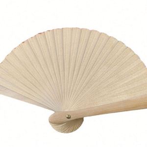 Spanish Style Wooden Fan Customized Hand Fans with Wooden Handle for DIY Wedding Decoration Church Wedding <b>Gifts</b> Party Favors - Product Image 5