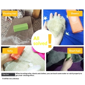 <span class=keywords><strong>Spazzola</strong></span> per la rimozione dei peli di animali domestici per cani e gatti, in silicone, strumento per la toelettatura con pettine districante - Produttore Zhejiang - Product Image 3