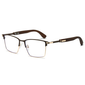 2025 מכירה חמה מסגרות אופטיות לגברים מקדשים מעץ מסגרות זכוכית - Product Image 6