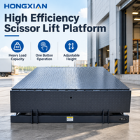 Niveleur de quai hydraulique fixe 8-10T, plateforme de chargement et de déchargement de conteneurs pour la cour de manutention par chariots élévateurs