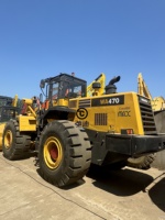 Chargeuse frontale Komatsu WA470 haute performance, capacité nominale de 7 tonnes, faible nombre d'heures de fonctionnement, équipement de construction, pompe, garantie de 12 mois