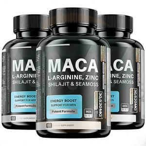 <span class=keywords><strong>Suplemento</strong></span> Energético Vegano Orgánico <span class=keywords><strong>para</strong></span> Hombres Adultos con Maca, Shilajit, Ashwagandha, L-Arginina y <span class=keywords><strong>Zinc</strong></span>, Marca Privada, Venta al Por Mayor <span class=keywords><strong>de</strong></span> Fábrica OEM - Product Image 1