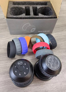 Poignée de porte intelligente en bois avec clavier numérique à empreintes digitales, boule ronde, pêne dormant simple, serrure sans clé pour remplacer l'ancienne serrure à poignée - Product Image 6