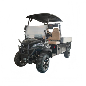 Carrito de golf eléctrico HKBG 2026 con caja de carga y gancho de remolque - Product Image 1