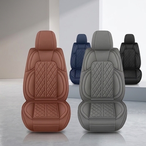 Fundas de Asiento Personalizadas para Silverado Ford, Juego Completo de Cuero, Cinco Asientos, Transpirables, para Todas las Estaciones, Protección de Lujo para Negocios - Product Image 3