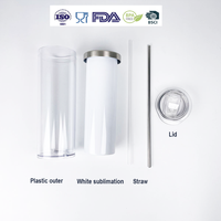 Vasos Térmicos al por Mayor, Vasos con Diseño de Bola de Nieve, Vasos de Acero Inoxidable, Botellas Deportivas, Tazas para Sublimación