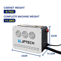 Machine de nettoyage au laser à fibre pulsée 3 en 1 100W, élimination de la rouille, de la peinture, nettoyage du métal, du bois, marquage, gravure profonde
