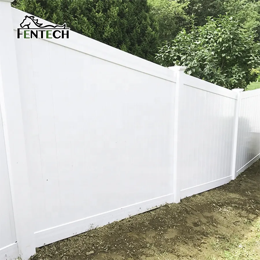 Fentech çit gizlilik, yüksek kaliteli beyaz güvenlik gizlilik çit panelleri pvc, güvenlik gizlilik çit