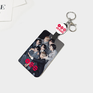 Portachiavi con cordino estensibile e porta card fotografica KPOP Taehyung Jungkook Jimin <span class=keywords><strong>Suga</strong></span> What Is Your Love Print Jin RM J-Hope - Product Image 2
