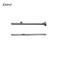 Vis et Cylindres d'Extrusion Monovis Haute Précision Ripo pour Applications de Tuyaux en HDPE/ABS/EVA/PPR et Polystyrène, Alliage 38CrMoALA