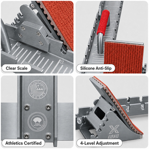 Bloques de salida ajustables de alta resistencia <span class=keywords><strong>para</strong></span> entrenamiento deportivo escolar, herramienta de práctica <span class=keywords><strong>para</strong></span> pista y campo, <span class=keywords><strong>ejercicio</strong></span> <span class=keywords><strong>al</strong></span> <span class=keywords><strong>aire</strong></span> <span class=keywords><strong>libre</strong></span> - Product Image 2