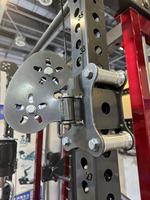 Machine Smith tout-en-un avec banc de musculation réglable pour squats, rack de musculation multifonction, combo croisé de câbles intégré, robuste