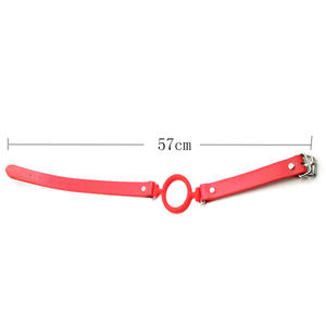 Boule de bouche à gorge profonde SM Boule de morsure en silicone Bouchon de bouche en forme de O Ouvre-sexe Produits pour adultes Produits de sexe alternatifs - Product Image 6