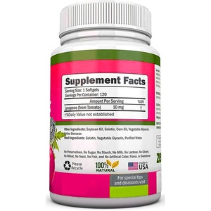 Penguat sistem ekstrak <span class=keywords><strong>lycopene</strong></span> Herbal suplemen kapsul pendukung kesehatan kardiovaskular - Product Image 3