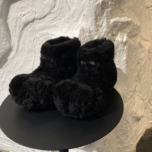 Xinzirain Logo personnalisé 2024 <span class=keywords><strong>bottes</strong></span> <span class=keywords><strong>de</strong></span> <span class=keywords><strong>neige</strong></span> d'hiver pour femmes en coton à fermeture éclair en fourrure douce - Product Image 6