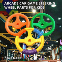 Volant de jeu d'arcade pour enfants avec axe à vis et pièces en plastique, garantie 1 an, version anglaise, pour manèges et balançoires pour enfants