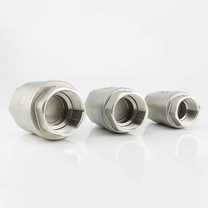 Válvula de Retención Vertical de Acero Inoxidable 316 CF8M de 3/4" DN20 1000WOG con Resorte de Succión SONGO - Product Image 1