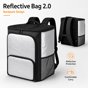 Bolsa Térmica para Entrega de Comida, Disponible en Stock, Mochila Aislante de Gran Capacidad, Bolsa Impermeable para Recoger Comida para Llevar - Product Image 5