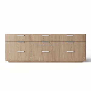 FERLY Ensemble de meubles modernes pour chambre à coucher Commode de luxe en bois massif de chêne avec <span class=keywords><strong>plusieurs</strong></span> tiroirs - Product Image 5