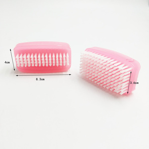 Dos piezas <span class=keywords><strong>de</strong></span> paquete <span class=keywords><strong>de</strong></span> plástico <span class=keywords><strong>de</strong></span> mano y <span class=keywords><strong>uñas</strong></span> belleza polvo cepillo dos <span class=keywords><strong>de</strong></span> limpieza cepillo conjunto - Product Image 1