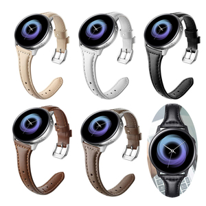 22mm Véritable bracelet en cuir Pour Samsung <span class=keywords><strong>Galaxy</strong></span> <span class=keywords><strong>Watch</strong></span> <span class=keywords><strong>42MM</strong></span> Actif <span class=keywords><strong>2</strong></span> S2 Montre bracelet De montre à Dégagement Rapide accessoires - Product Image 3