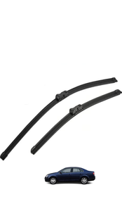 Accessoires de voiture Kction toutes saisons, pièces automobiles, essuie-glaces universels pour voiture, lame de wiper en caoutchouc souple sans cadre, crochet en J - Product Image 4