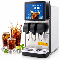 Distributeur de boissons gazeuses à 3 buses OEM ODM, machine à soda froide commerciale pour usage professionnel en restaurant
