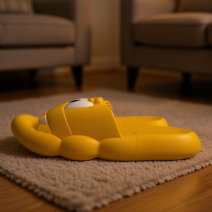 Pantuflas de Dibujos Animados para Mujer, Punta Cerrada, Suela de EVA de 15 mm, Acolchadas, para Todas las Estaciones, para Usar en Casa - Product Image 2