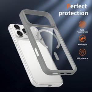 Funda Transparente para Teléfono Móvil, <span class=keywords><strong>Precio</strong></span> de Fábrica, Magnética, Antigolpes, Antiarañazos, Carcasa Rígida, Venta al Por Mayor para iPhone 16 17 18 Pro Max - Product Image 5