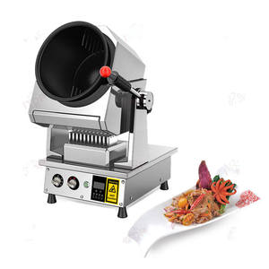 2025 Restaurant Gaz Cuisson <span class=keywords><strong>Robot</strong></span> Cuisinière <span class=keywords><strong>Chef</strong></span> Rotation Automatique Wok Cuisson Machine - Product Image 1