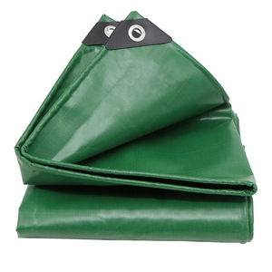 Bu Pengpeng Tarpaulin 420g Pvc Coated Fabric Dark Green <b>Waterproof</b> Sunproof For Trucks - Product Image 1
