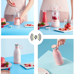 350ml ustensiles de cuisine Smoothies jus mélangeur sans fil charge électrique rapide jus frais été <span class=keywords><strong>Portable</strong></span> mélangeur - Product Image 5