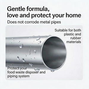 Tabletas de Limpieza para Drenajes de Tuberías, Eliminan la Suciedad y el Sarro, Mantienen un Flujo de Agua Óptimo, Eficaz y Seguro - Product Image 6