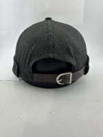 Casquettes personnalisées sans visière pour femmes et hommes, en velours côtelé et denim, style Docker, marin ou bonnet.