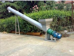 Su misura inclinato in acciaio al carbonio materiali alla rinfusa coclea trasportatore alimentatore per Silo di cemento - Product Image 3