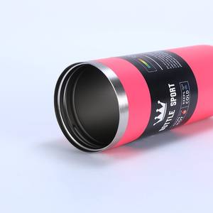 Bouteille d'eau de sport isolée sous vide à double paroi en acier inoxydable de 17 oz - Product Image 4