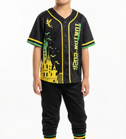 Maillots de baseball personnalisés légers Tonton Factory, uniformes de baseball vierges, vêtements de baseball et de softball pour jeunes.