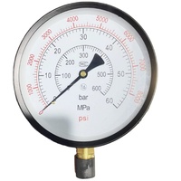 Manómetro de 60Mpa para Probador de Inyectores Diésel S60h S70h S80h, Herramienta de Prueba de Presión de 0-8000 Psi