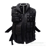 Usine en gros adulte gilet tactique personne réelle poulet mangeant classe III Polyester fermeture éclair de protection pour gilet de sécurité