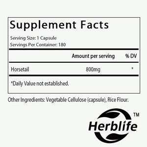 Oem/odm Horsetail herb capsules 800MG | นับ180 | Non-GMO, gluten Free herb Extract Supplement, immune - Product Image 2
