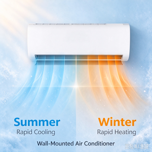 Aire Acondicionado Split de Pared de 12000 BTU, Unidad de Climatización Doméstica con Función de Calefacción y Refrigeración - Product Image 6