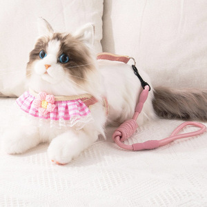Cute dog leash, <b>harness</b>, cat leash, Teddy dog, small dog leash, <b>pet</b> supplies, dog rope wholesale. - Product Image 3