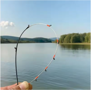 Canna da Pesca in Carbonio Black Bream 1.2m 1.5m 1.7m con Manico in EVA, Azione Lenta, Punta Morbida per Carpe di Lago e Marlin in Acqua Salata - Product Image 5