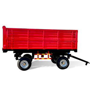 Remorque agricole hydraulique avec tracteur 3ton 5 tonnes 7 tonnes remorque à benne basculante agricole en stock - Product Image 5