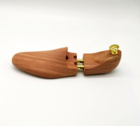Garde-chaussures réglable en bois de cèdre à deux tubes pour baskets bottes chaussures en cuir Anti-rides