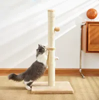 Grand arbre à chat de style romain, minimaliste, exclusif pour les grands chats, pour le grattage et le jeu des griffes